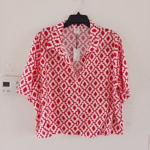 Shade & Shore Button-Up Top